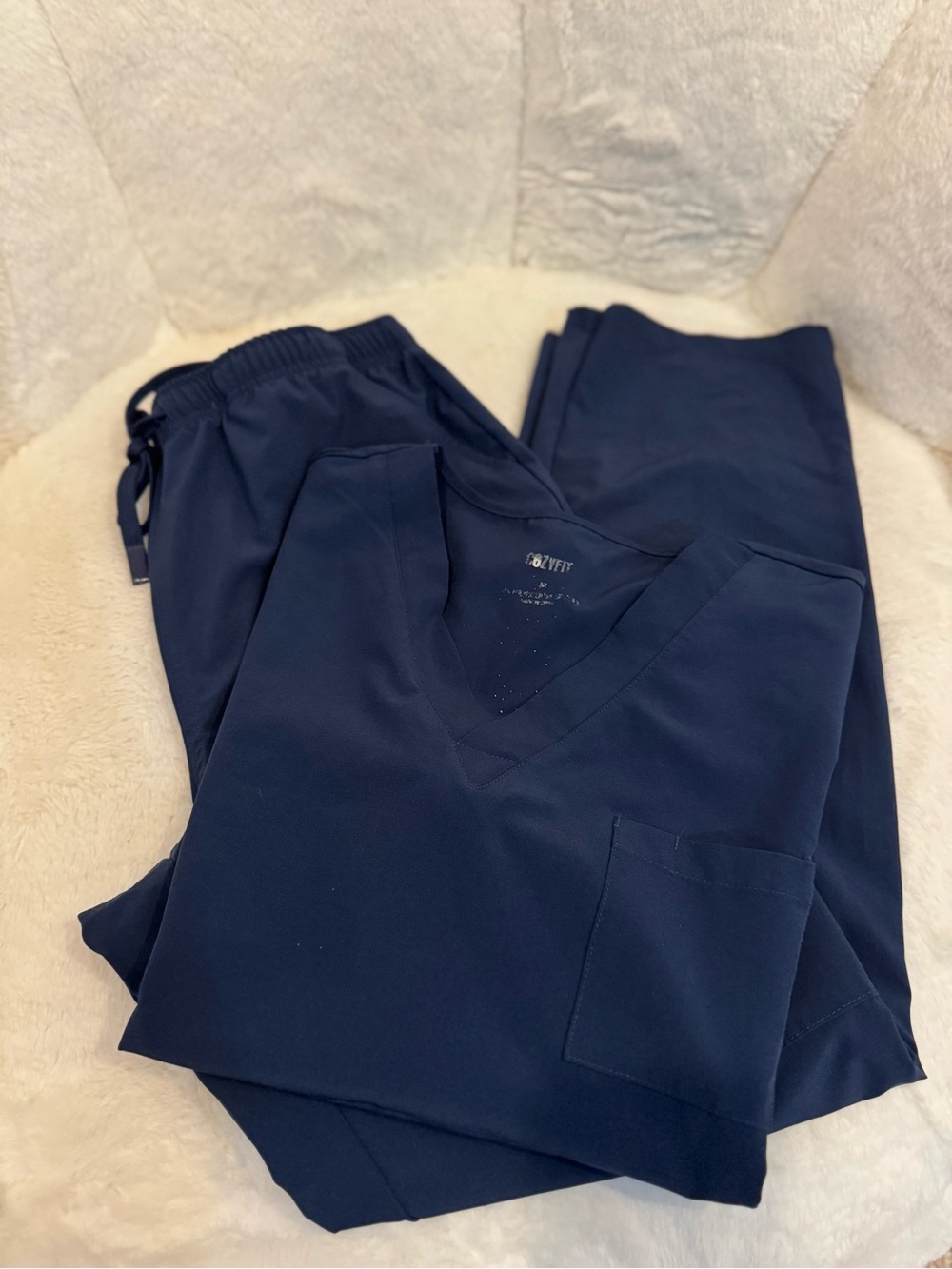 Navy woman’s Medical Scrub Set - Unbranded